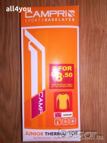 Нова термо блуза Campri от Англия, снимка 5 - Детски Блузи и туники - 19580988