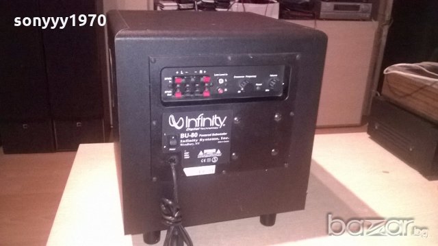 infinity bu-80 powered subwoofer-made in canada-внос англия, снимка 16 - Тонколони - 19592199