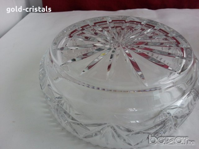 кристална купа , снимка 11 - Антикварни и старинни предмети - 19293419