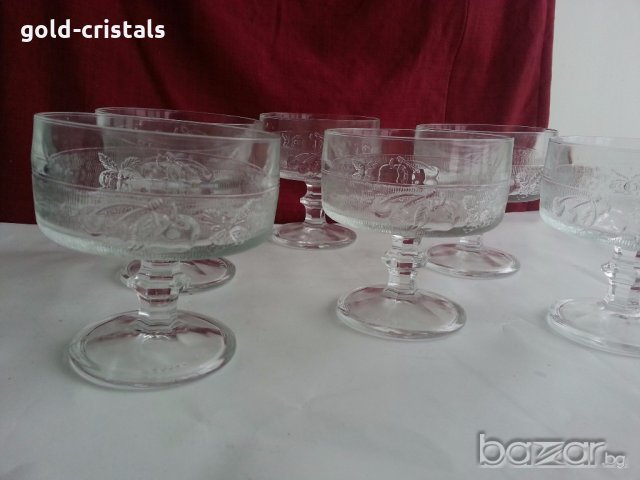кристални чаши купички , снимка 8 - Антикварни и старинни предмети - 20389731