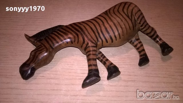 Зебра-тиково дърво-22х12х5см-внос швеицария, снимка 5 - Антикварни и старинни предмети - 17393092