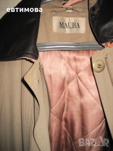 Дамски шлифер с вълнена подплата, Германия., снимка 6 - Палта, манта - 23443926