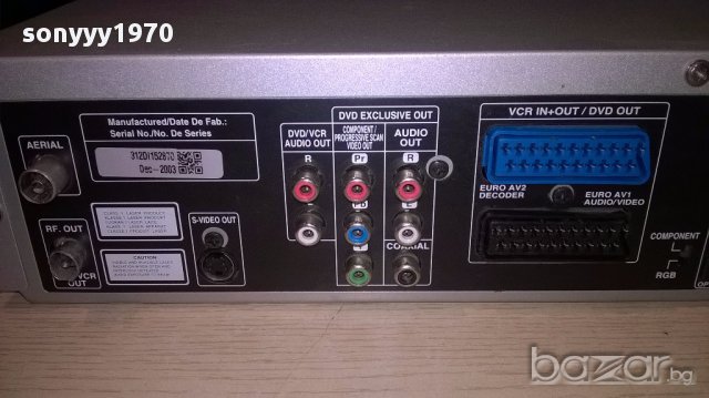 lg dvs7905s dvd/video recorder-внос швеицария, снимка 16 - Плейъри, домашно кино, прожектори - 17113887