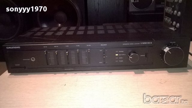 Grundig v4200 mk II stereo amplifier-внос швеицария, снимка 2 - Ресийвъри, усилватели, смесителни пултове - 14960249