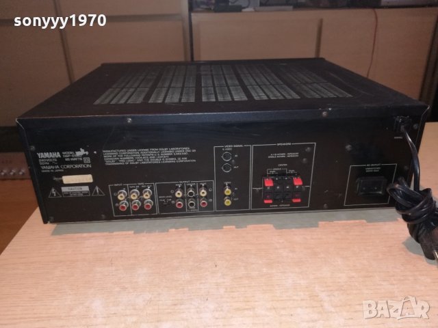 Yamaha Dsp-e580 Digital Sound Processing Amplifier-внос швеицария, снимка 14 - Ресийвъри, усилватели, смесителни пултове - 21648015