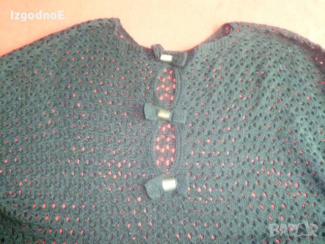 Пуловер на едри дупки / туника / блуза тип мрежа - 2, снимка 5 - Блузи с дълъг ръкав и пуловери - 25605263