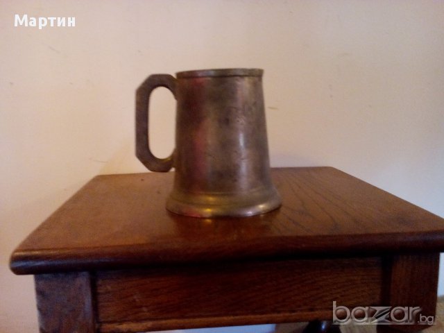 Стара посребрена - Халба - 430мл. - 1 бр ! (121233), снимка 2 - Други стоки за дома - 14660620