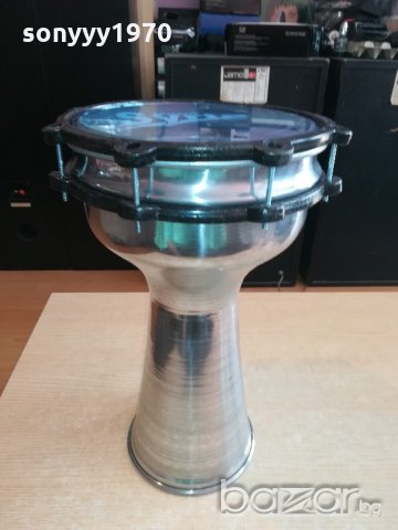 BIGG BASS-NEW FACE-НОВА тарамбука от сирия-голяма и алуминиева, снимка 3 - Ударни инструменти - 21222691