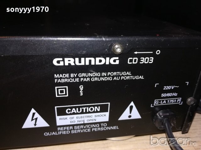 grundig cd303-цд плеър-внос швеицария, снимка 18 - Ресийвъри, усилватели, смесителни пултове - 20898783