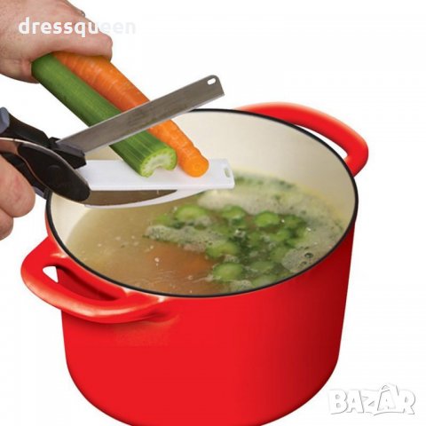 1504 Ножица за зелвнчуци и месо Clever Cutter, снимка 5 - Други стоки за дома - 24811069