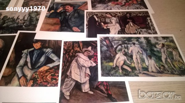 Paul cezanne-21/15см колекция от 16броя, снимка 4 - Антикварни и старинни предмети - 16196335