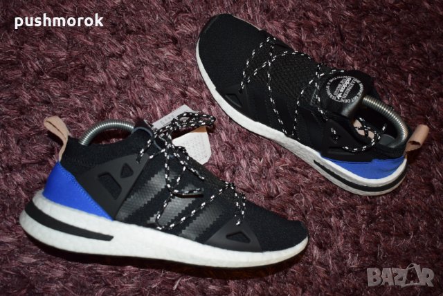 Adidas Originals Arkyn W Boost Unisex Running Shoes Black/Royal Blue, снимка 7 - Маратонки - 25448975
