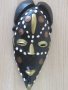  Африканска маска с кобо и бронз, снимка 4