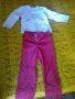 Комплект джинси и блузка за момиче 5-6 годишно 100% памук, снимка 1