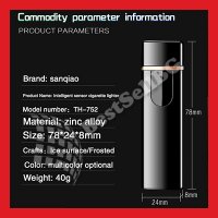 Ветроустойчива електронна запалка на ток плазмена запалка реотан сензор USB Тесла цигари подарък, снимка 6 - Запалки - 24218128