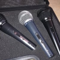 shure & behringer-микрофони комплект с куфар и държачи, снимка 5 - Микрофони - 20929154