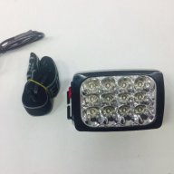 Силен акумулаторен челник фенер за глава 12 LED лов риболов туризъм къмпинг велосипед планина колело, снимка 2 - Къмпинг осветление - 12707536