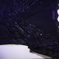 M/L размер Pina Fly блуза, черна, камъни – M/Lразмер, снимка 5 - Корсети, бюстиета, топове - 25034796