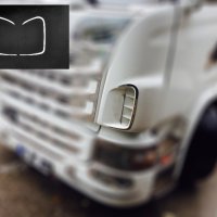 Комплект, 2 броя декорация за въздухоотводиза Scania R/P/G/L 1994-2016, снимка 1 - Аксесоари и консумативи - 23547711