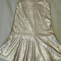 Дамска златиста рокля, снимка 1 - Рокли - 21336901