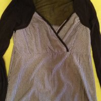 Сребърна блуза, снимка 2 - Корсети, бюстиета, топове - 22975232