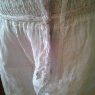бели нови шалварки, снимка 1 - Панталони - 7370948