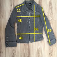 DIESEL дамско дънково яке, оригинално, размер М slim fit, снимка 4 - Якета - 11057841