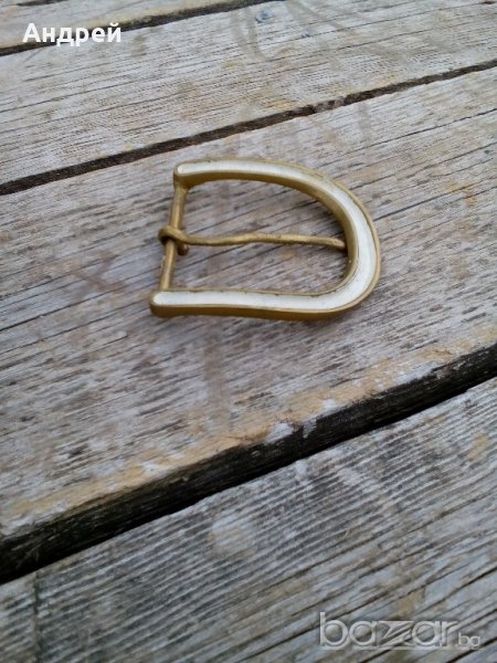 Бронзова тока за колан, снимка 1