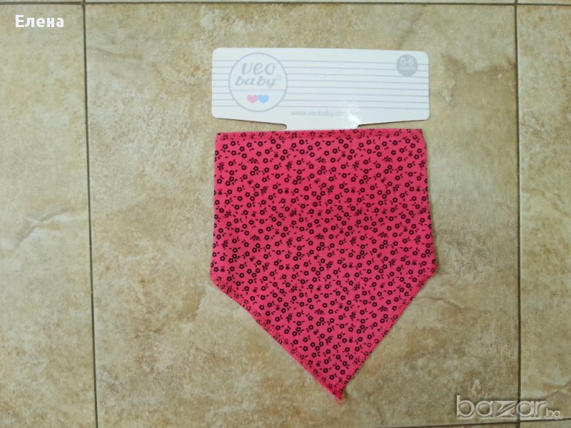 Лигавник "бандана" - "Цветя", снимка 1
