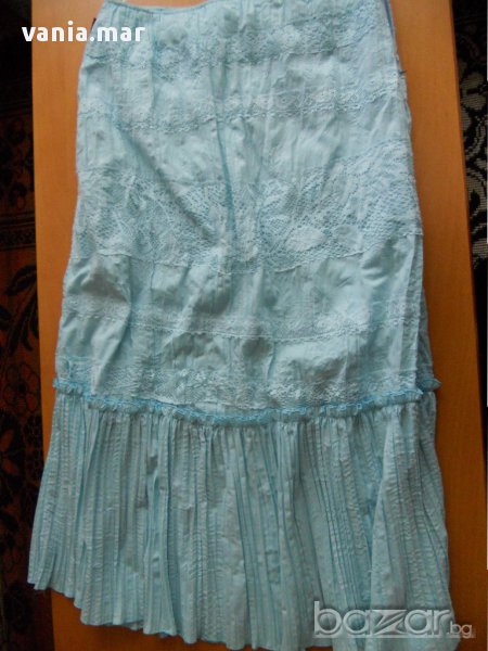 Солирана памучна пола с дантела на Pretencii, N 46, снимка 1