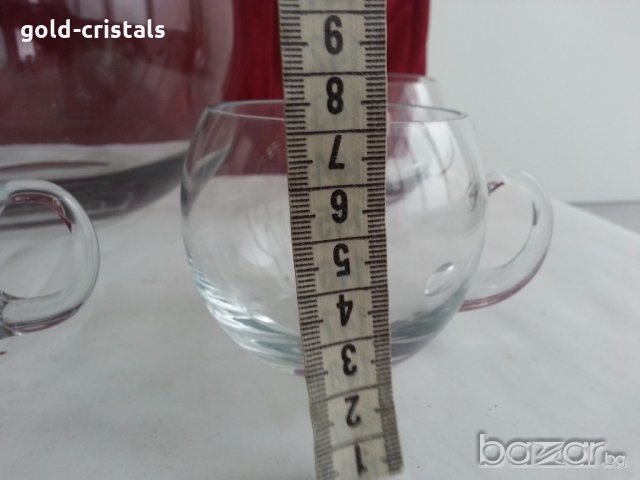  Кристални чаши , снимка 2 - Антикварни и старинни предмети - 19984997