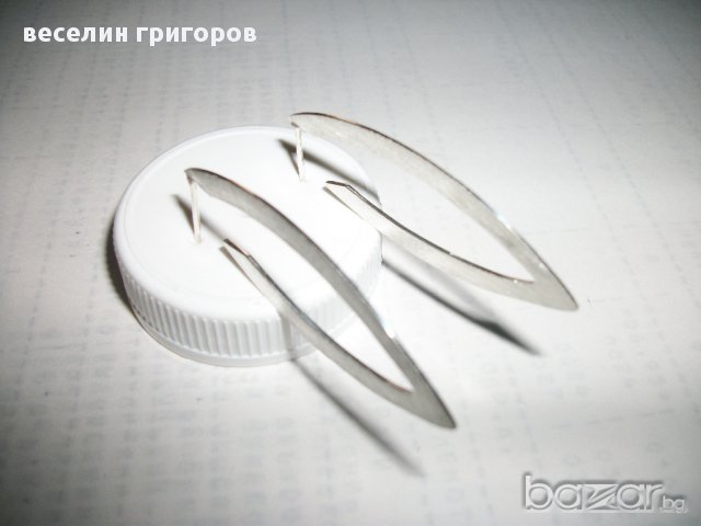 сребърни обеци, снимка 6 - Обеци - 10979988