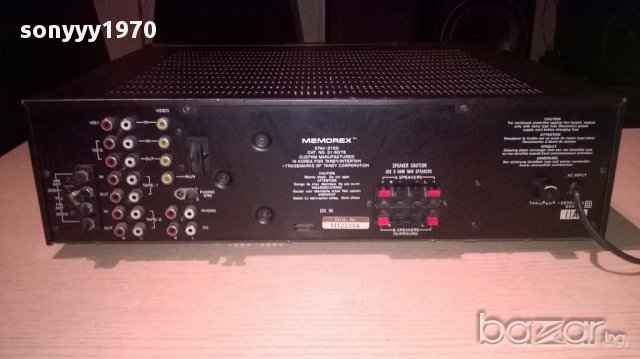 Memorex stav-3100 2x100watts 650вата на трафа-внос швеицария, снимка 12 - Ресийвъри, усилватели, смесителни пултове - 13102001