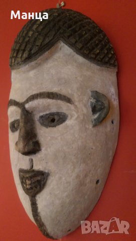 Африканска маска Ибибо от Нигерия, снимка 4 - Колекции - 25175702