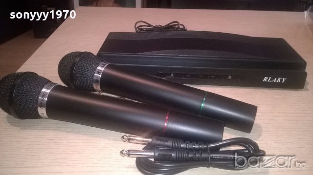 безжични микрофони с приемник с антени, снимка 9 - Микрофони - 19288462