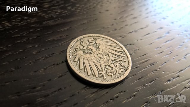 Райх монета - Германия - 5 пфенига | 1898г.; серия A, снимка 2 - Нумизматика и бонистика - 25889587