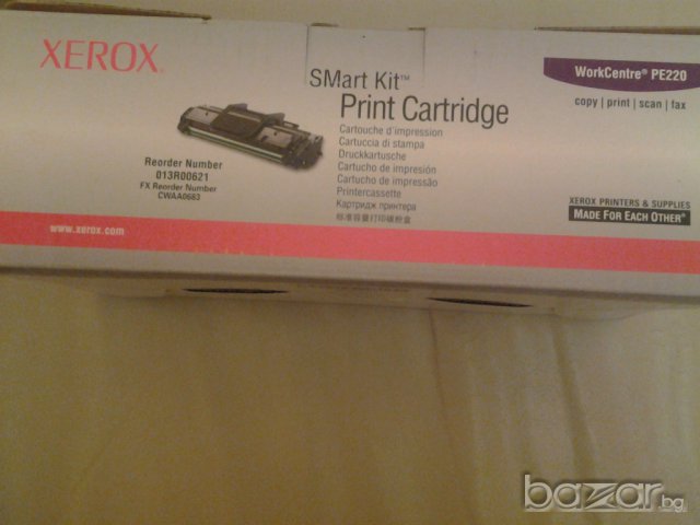 Продавам оригинална тонер касета за Xerox Pе220, снимка 1 - Други машини и части - 6672060