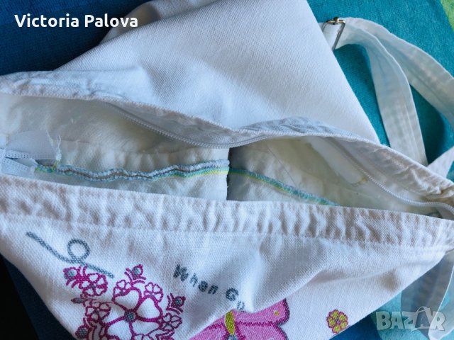 Удобна чанта от плат, снимка 5 - Чанти - 25993976