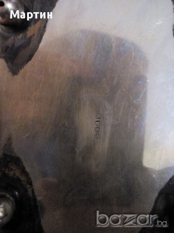 Стара масивна посребрена - Фруктиера -1бр !(121219), снимка 5 - Други стоки за дома - 14659093