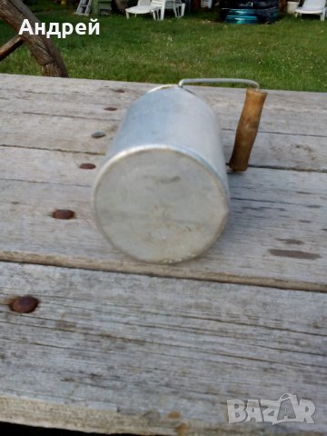 Стара алуминиева котленка #2, снимка 6 - Антикварни и старинни предмети - 26158488