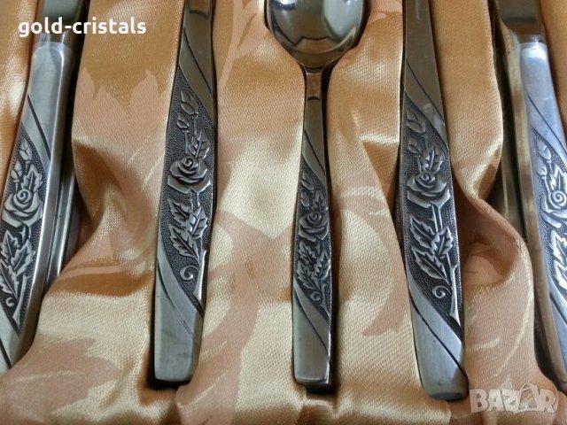 Руски прибори за хранене в кутия, снимка 11 - Антикварни и старинни предмети - 24738425