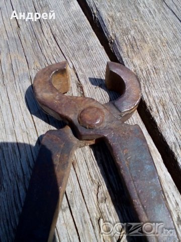 Старинни клещи, снимка 5 - Антикварни и старинни предмети - 16773015