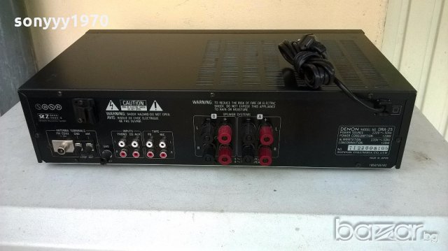 Denon dra-25 receiver-made in japan-внос швеицария, снимка 14 - Ресийвъри, усилватели, смесителни пултове - 18268066
