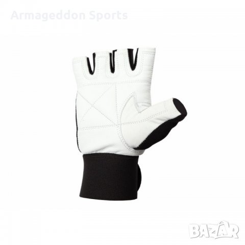 Фитнес ръкавици с накитници естествена кожа модел White, снимка 3 - Спортна екипировка - 22241065