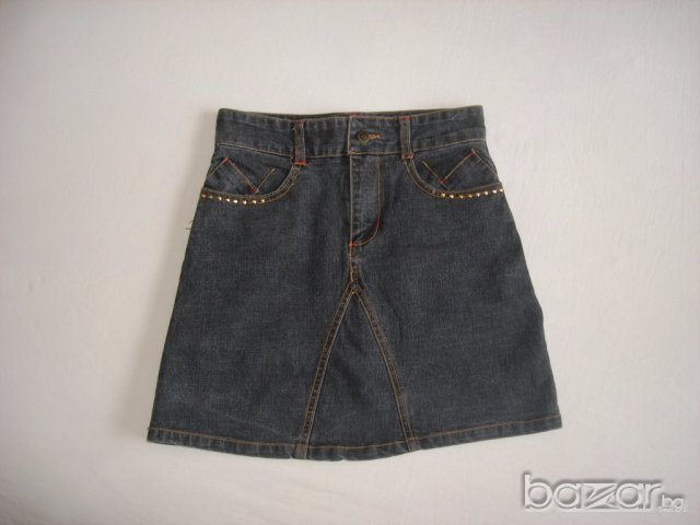 Дънкова пола-панталон за девойка,158 см. , снимка 2 - Детски рокли и поли - 16452289