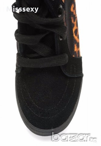 ПРОМО 🍊 VANS 🍊 Оригинални кецове с скрита платформа ANIMAL PRINT 38 номер нови с кутия, снимка 4 - Кецове - 19440259