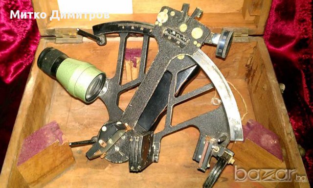 Корабен секстант Lorieux-Le Petit &Poulin N9228-Paris, снимка 3 - Антикварни и старинни предмети - 13586636