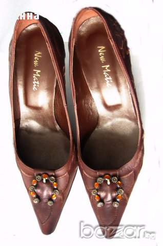 Прекрасни обувки NEW MATIC , снимка 4 - Дамски обувки на ток - 16134601