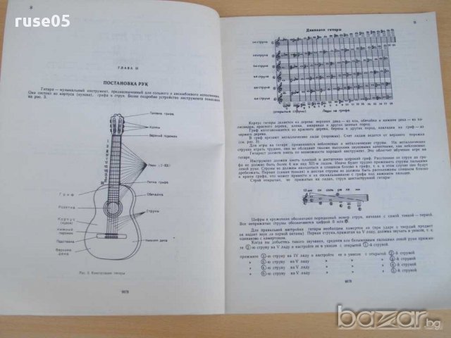 Книга"Самоуч. игры на шесиструн. гитаре-Е.Ларичев" - 96 стр., снимка 3 - Специализирана литература - 15170126