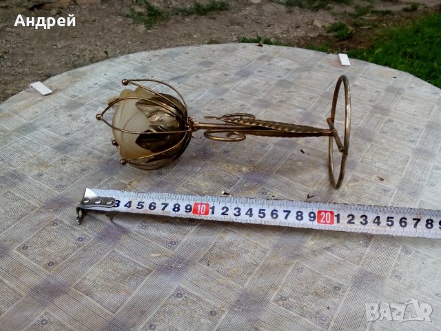 Стар свещник #2, снимка 4 - Антикварни и старинни предмети - 22646990